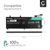 Batteri for Dell XPS 15 9570, XPS 15 9560, XPS 15 9550, P56F002, Precision 15 M5510, H5H20, RRCGW 4800mAh fra CELLONIC