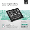 Batterij compatibel met Samsung GT-i8200N Galaxy S3 mini - EB-L1M7FLU 1500mAh vervangende accu reservebatterij extra energie