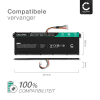 Batterij voor Acer Spin 5, Chromebook 13, Extensa 2519, Extensa 2508, Acer AC14B13J Laptop - 2200mAh 11.4V 