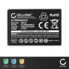 CELLONIC® EB504465VU mobilbatteri för Samsung Wave / Wave 2 / Omnia 7 / Galaxy 3 / Spica / Omnia Lite med 3.6V - 3.7V, 1500mAh - ersättningsbatteri med lång batteritid