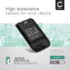 Battery for Ascom d63 Protector, Messenger Lite, Talker Lite Mitel 5634, 5614 490933A, 660497 (800mAh, 3.7V) from CELLONIC
