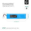Batteri for ECOVACS Deebot Ozmo 920, 930, 900, 901, 905, 937, ECOVACS DG3G, DG70 3400mAh fra CELLONIC