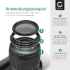 8x Step Down Ring Filteradapter Set für Canon, Nikon, Sony, Panasonic Lumix uvm: Objektiv Filtergewinde Adapter von 82mm auf 77mm 72mm 67mm 62mm 58mm 55mm 52mm und 49mm - Filter Gewinde Konverter