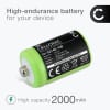 Batteri for Wahl 7060, 9020, 9326, 9816, 9916, 9918, 9920, 9925, 9940 2000mAh fra CELLONIC