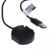 USB Kabel for Nokia Steel HR / Withings Steel HR - 0,90m Ladekabel 1A USB Ledning PVC Datakabel svart