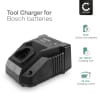 CELLONIC Bosch 10,8 V lader for Li-Ion litium-ion-batterier - 2,0 A GAL1230CV, AL1115CV, BC330 erstatningsbatterilader for elektroverktøy
