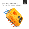 CELLONIC Cargador DeWalt 7.2V-18V 1.5A - Cargador rápido de baterías Ni-MH Ni-Cd, Repuesto para cargadores DW9116, DE9310, DC9310, DE9135