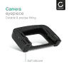 CELLONIC® Viewfinder Eyecup for Nikon D3200 D3300 D5200 D5500 DK-25 Silicone Replacement Anti-Glare EVF Eye Piece View Finder Cover Hood Cap