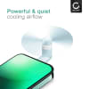 CELLONIC USB C Phone Fan for Smartphone, Mobile Phone, Tablet, Switch - Cute & Powerful Type C OTG Plug In Mobile Fan - Mini, Portable Travel Fan - Blue