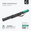 Batteri for ASUS R752L, R751L, F750J, X750LN, X750J, R751J, X751MA, F751YI 2200mAh 14.4V fra CELLONIC
