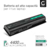 Battery for HP Pavilion dv6-1000, dv5-1000, dv4-1000, G60, EV12, EV03, Presario CQ61, CQ60 10.8V - 11.1V 4400mAh from CELLONIC