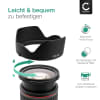 CELLONIC® Ersatz Gegenlichtblende für EW-88C Bajonett - Canon EF 24-70mm f/2.8L II USM Kamera Sonnenblende - Objektiv Zubehör Blende aus Kunststoff