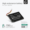 Batteri for Garmin Camper 780, Drive 61 LMT S, Dash Cam 35,DriveSmart 5 LMT, 65 MT-D, 55 MT-D, Nüvi 57LM, 57LMT 361-00056-08 (750mAh, 3.7V) fra CELLONIC