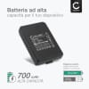 Batteria sostitutiva MBM06MH per radiocomando Autec E16 KTC, Autec E16 Sirio 42, Autec Modular MK, Modular MJ Affidabile ricambio da 700mAh compatibile batteria autec mbm06mh