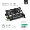 Batteria 58-000049 compatibile con Amazon Kindle Paperwhite 6. Generation 2013, Paperwhite 7. Generation 2015, DP75SDI Ricambio da 1350mAh + Set di strumenti 23pz per tablet pc -Sostituzione di lunga durata