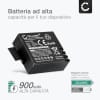 Batteria PG1050 per fotocamera Eken H8 H8 Pro H8R / H9 H9R Affidabile ricambio da 900mAh, marca CELLONIC®