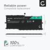 Batteri for Lenovo ThinkPad X1 Yoga Gen 3, X1 Yoga 2018, 01AV475, L17C4P71, L17M4P71, L17M4P73 2900mAh 15.2V fra CELLONIC