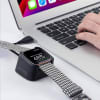 svart USB-kabel / datakabel för FitBit Versa 2 / Versa 2 SE smartwatch och fitnessarmband - PVC laddsladd - 1A