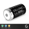 Cellonic® Piles rechargeables D- 9000mAh - préchargées, durables / D / Mono / R20 / LR20 Cellonic 2x