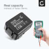 Batteri for HiKOKI DH18DBL, WR36DB, CV18DBL, DH36DPA, WR36DA, C18DBAL 3000mAh fra CELLONIC