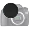 Tapa objetivo para Canon EOS 70D, EOS 7D, EOS 6D, EOS 700D, EOS 100D.., EOS Rebel (RF-3) - Tapa de lente de Plastic y de color negro para cámaras de fotos, Funda antigolpes para lentes de cámara