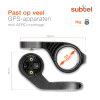 Stuurhouder voor iGPSPORT iGS10, iGS20E, iGS320, iGS50E / XOSS G/G+ zwart stuurbeugel fietsstuur bevestiging navigatie standaard stuurbevestiging