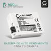 Pack 2x Bateria Canon LP-E8 1020mAh - 2 baterías ion litio para camaras DSLR Canon EOS 650D, 700D, 550D, 600D, EOS Kiss X4, X5, X6i, EOS Rebel T2i, T3i, T4i, T5i