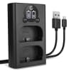 Dobbeltlader + USB Kabel