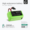 GP130AAM4YMX Batteri för Visonic PowerMaster 10 / Powermax Express smart home-enhet - 2000mAh Laddningsbart ersättningsbatteri eller reservbatteri