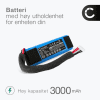 Batteri for 3000mAh fra CELLONIC