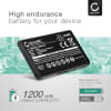 Batteri for Alcatel DECT 8232, 8262, 8242, 8232 DECT, 8242 DECT, 8262 DECT, 3BN67330AA Agfeo DECT 60 IP, 60 1200mAh fra CELLONIC