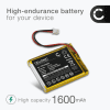 Batteri for Fatboy Edison the Petit, Transloetje, PN704050, LED Table Lamp Edison 1600mAh fra CELLONIC