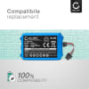 Batteri for Nintendo Wii U GamePad WUP-003 (5200mAh, 3.7V) fra CELLONIC