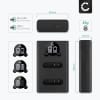 2x Batteri for Sony RX100 FDR-X3000 RX1 DSC-HX400V 1090mAh + Dobbel Lader fra CELLONIC
