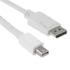 Displayport mini Displayport kabel (1,8m) voor TV, Laptop, computer