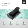 Batteri for 7.4V 3300mAh Lithiumion fra CELLONIC