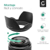 CELLONIC® Ø 77mm Lens Hood for Ø 77mm Plastic Screw-in Flower / Tulip / Petal Sun Shade