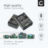 2x CELLONIC Camera Battery for GoPro Hero 3 Hero 3 White Hero 3 Black Hero 3 Silver Hero 3 + Hero 3+ Hero 3 Plus Replacement AHDBT-201 AHDBT-301 AHDBT-302 Battery 1180mAh Backup + Charger