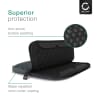 CELLONIC Nettbrettveske 10.1 tommer Universal Nylon Sort - Beskyttelse til nettbrett med anti-støt-bobler, vannavstøtende | Etui