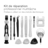 Coffret 122 pièces - tournevis avec 98 embouts de précisions et accessoires : Allen, Torx, cruciforme, triangle, carré, Y... - Kit de réparation téléphone, batterie, ordinateur...