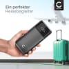 CELLONIC® USB Powerbank mit 10000mAh und 4 USB Ports, - mobiles Ladegerät, Externer Akku, Schnellladegerät + High Speed USB-C Kabel