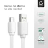 USB C Type C Phone Charger Cable for Motorola Edge, Edge Plus, G7, G7 Plus, G7 Play 1m Fast Charging 3A Smartphone Data Cable PVC White