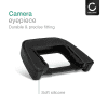 CELLONIC® Viewfinder Eyecup til Nikon D7200 D300 D300S DK-23 Silikone Ekstra Anti-Glare EVF Eye Piece View Finder Cover Hood Cap