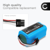 Batteri for Airrobo P10, ROVUS BL500, BL500N, BL517, Proscenic Cocoa Smart 780T, Cocoa Smart 790T, SUMMER P1S, Summer P2s, VR1717 2600mAh fra CELLONIC