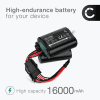 Batteri for DSC PG9901, PG9911, Visonic MCS-720B, MCS-740, SR-720 PG2, SR-740 PG2 16000mAh fra CELLONIC