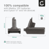 Makita 18V til Dyson V6 batteriadapter MT18V6 for Dyson V6 støvsugere fra CELLONIC