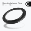CELLONIC 58mm to 72mm Step Up Ring – Lens Filter & Hood Stepping Up Adapter Ring Mount Adapter for Canon, Nikon, Sony, Fuji, Olympus Camera Lenses