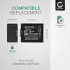 2x Batteri for Panasonic Lumix DMC-GF1, DMC-G2, DMC-G1 DMC-G10 DMW-BLB13 BLB13E BLB13GK BLB13PP Kameraer 1250mAh fra CELLONIC