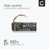 2x Batteri for Cardo Scala Rider G9, Scala Rider G9X, Scala Rider G4, BAT00002 800mAh fra subtel