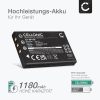 1689004 Ersatz Akku für Nytech ND-6360 - Kamera Ersatzakku - Kameraakku 1200mAh, Batterie